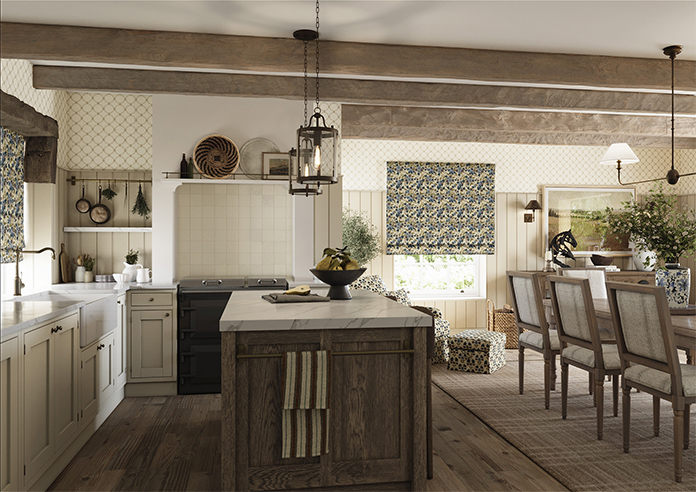 Eliana, Frosted Stone - Twist&Fit Roman Blind - Image 6